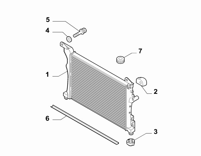 Radiateur MiTo 1.3MJTD/1.4 Turbo