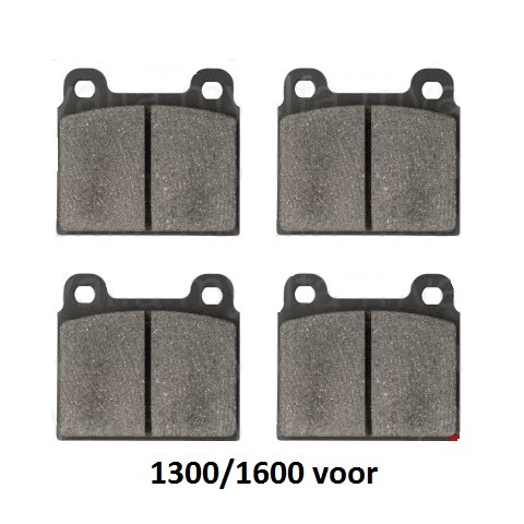 Remblokset 1300/1600 voor