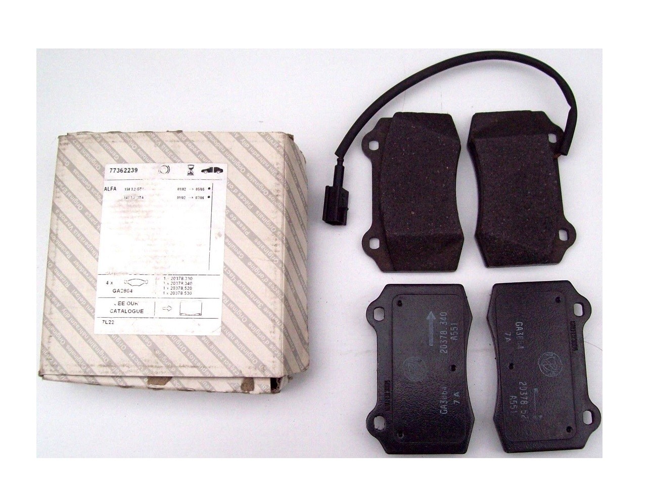 Remblokset 147/156 GTA 305mm schijven