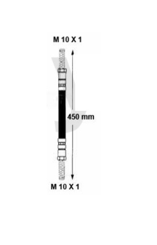 Remslang Alfa 75 / GTV6 voor (450mm)
