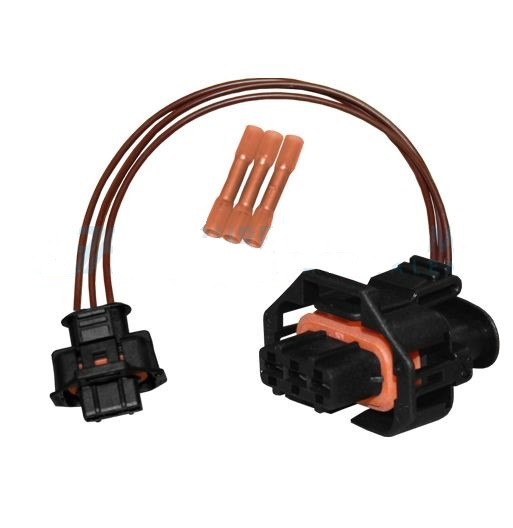 Rep. Set. Stekker raildruksensor 3-polig vrouwtje