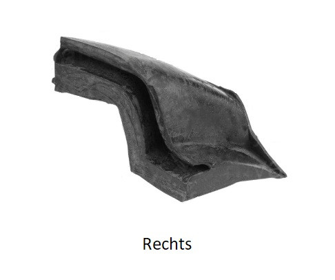 Rubber tochtraam Bertone rechts