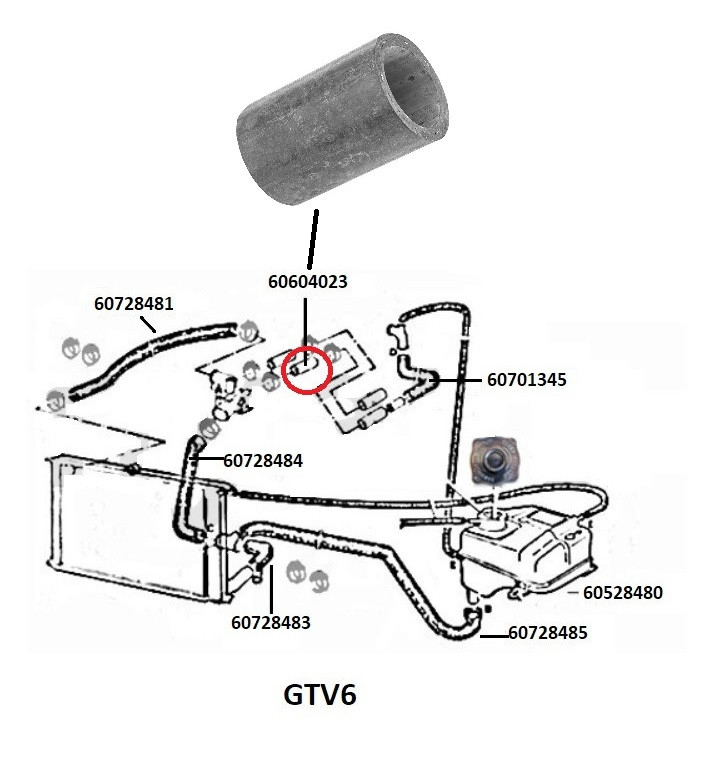 Slang GTV thermostaat