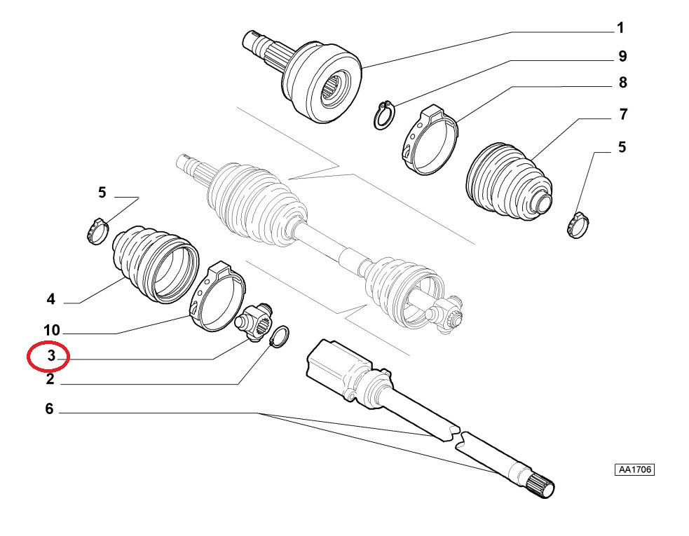 Tripode o.a. 159 1.8Mpi/1.9JTS