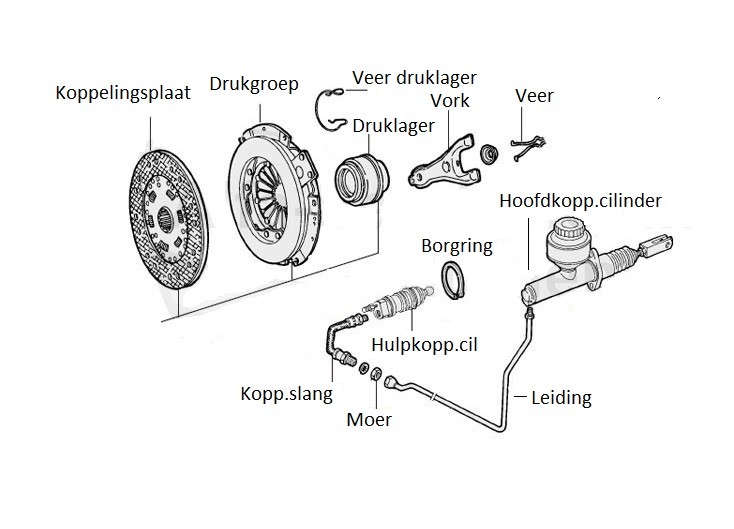 Veer druklager