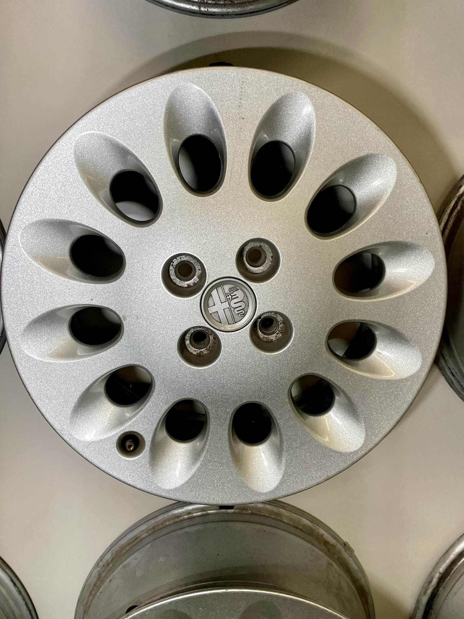 Velgset Alfa 155 6Jx15 ET 49,5 4x98