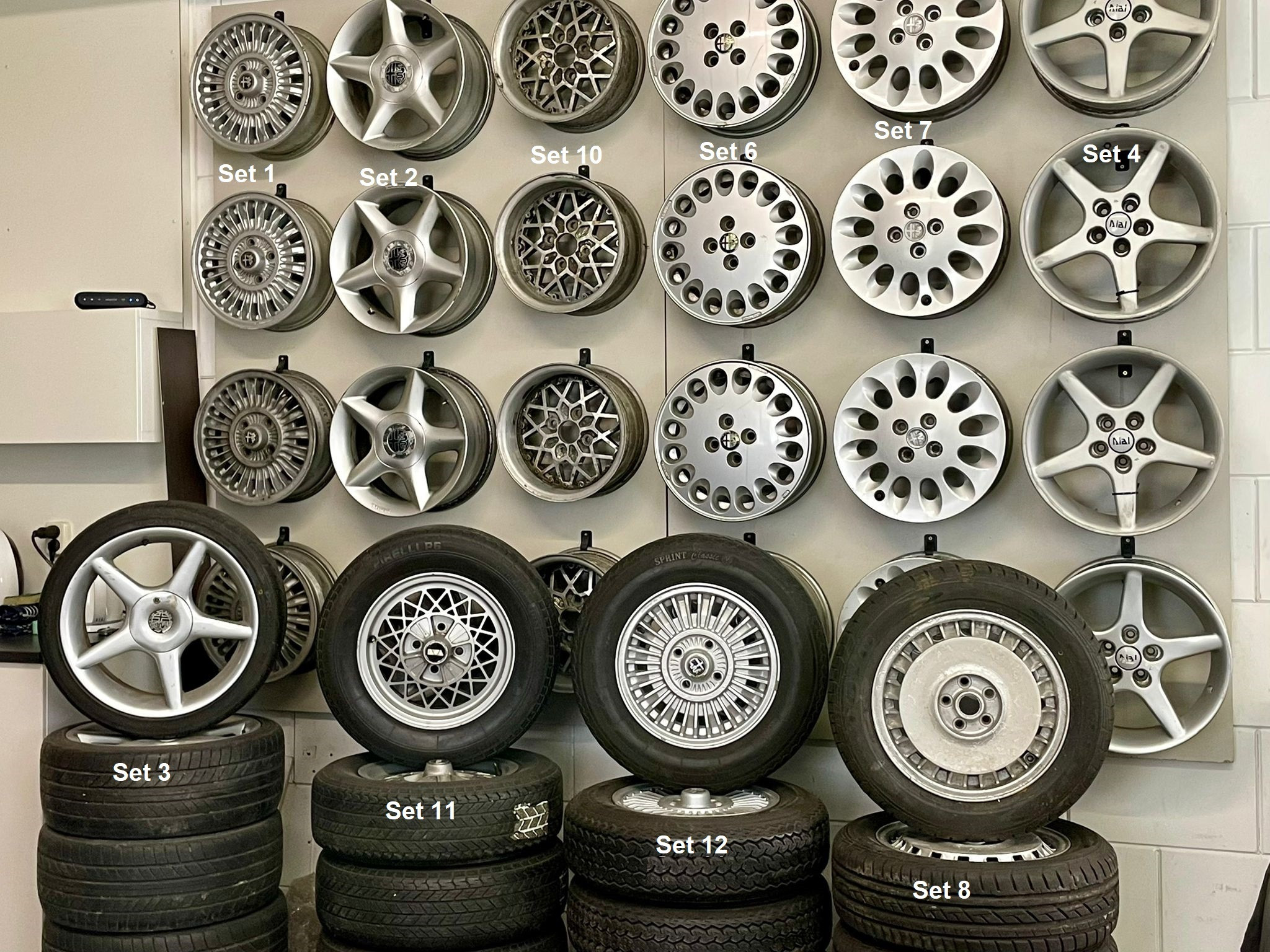 Velgset Alfa 155 6Jx15 ET 49,5 4x98