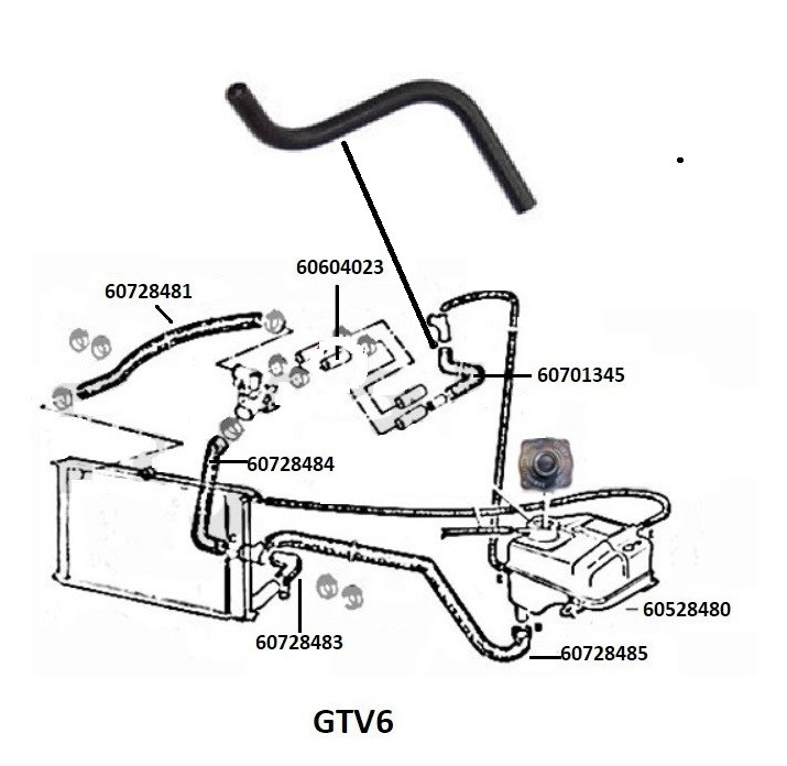 Waterslang GTV reservoir-thermostaat