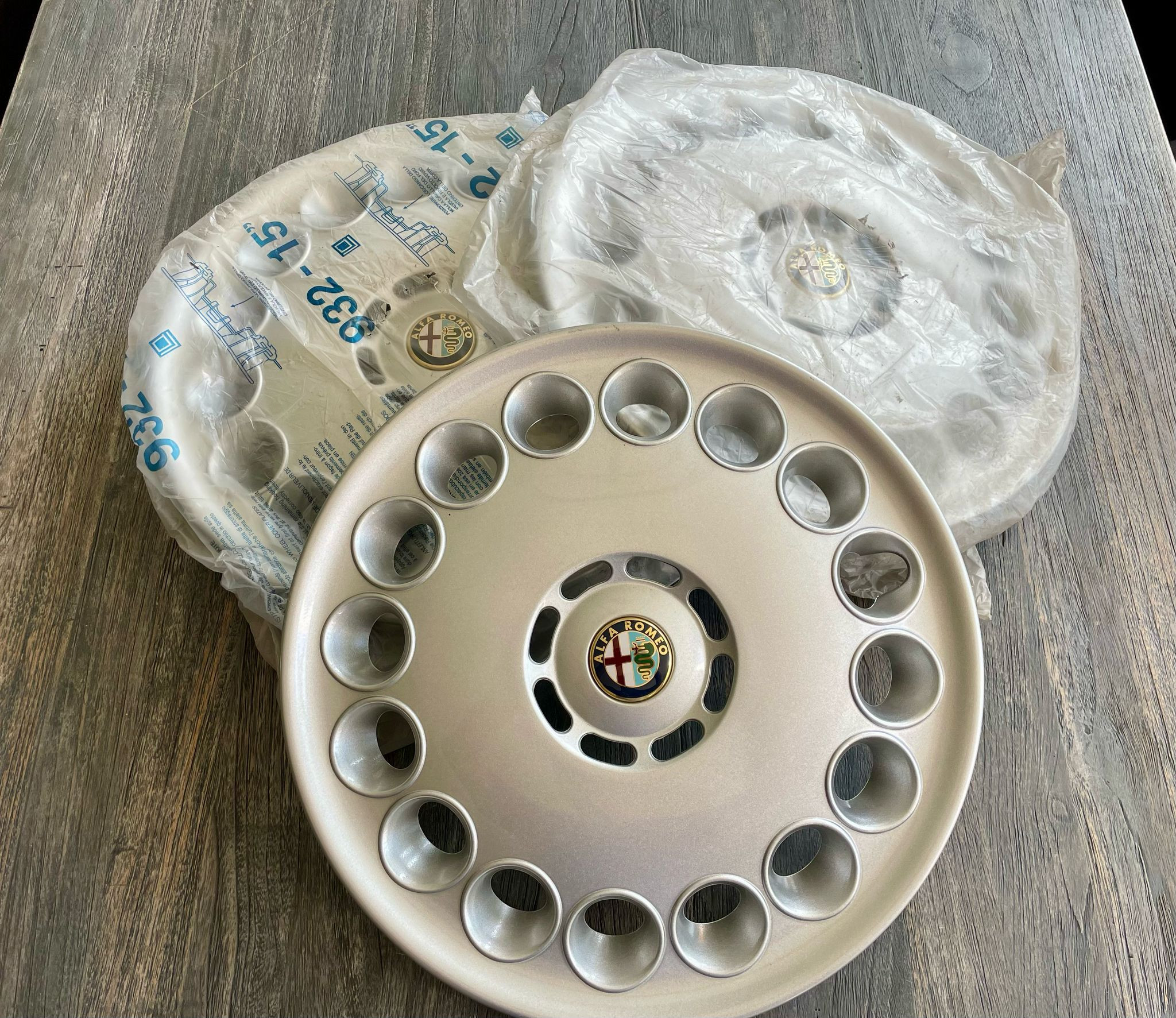 Wieldop set Alfa 156 15"(4 stuks)