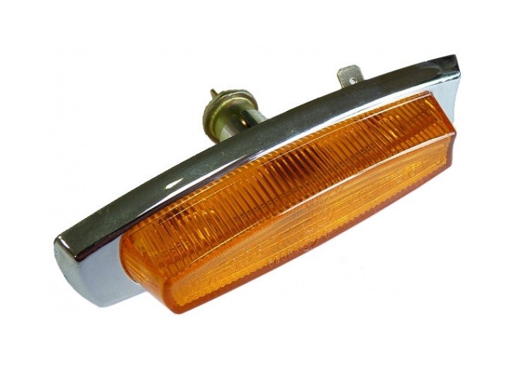 Zijknipperlicht met chroomrand